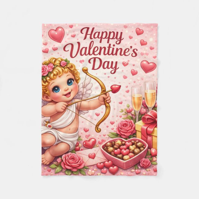 Couverture Polaire Valentines Day Fleece Blanket (Devant)