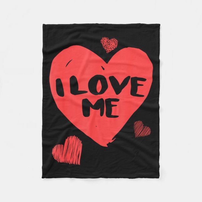 Couverture Polaire Valentine's I Love Me I Love Myself Shirt  (Devant)