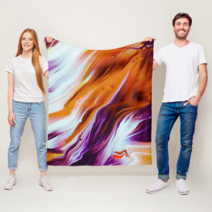 Couverture Polaire Vallée d'Orange et de Purple