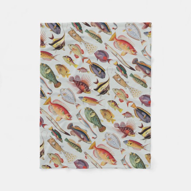 Couverture Polaire Variétés de poissons (Devant)