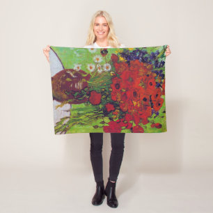 Couverture Polaire Vase avec Cornflowers et Poppies, Van Gogh