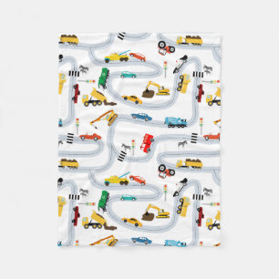 Couverture Polaire Véhicules de transport Voitures Camions Garçons de