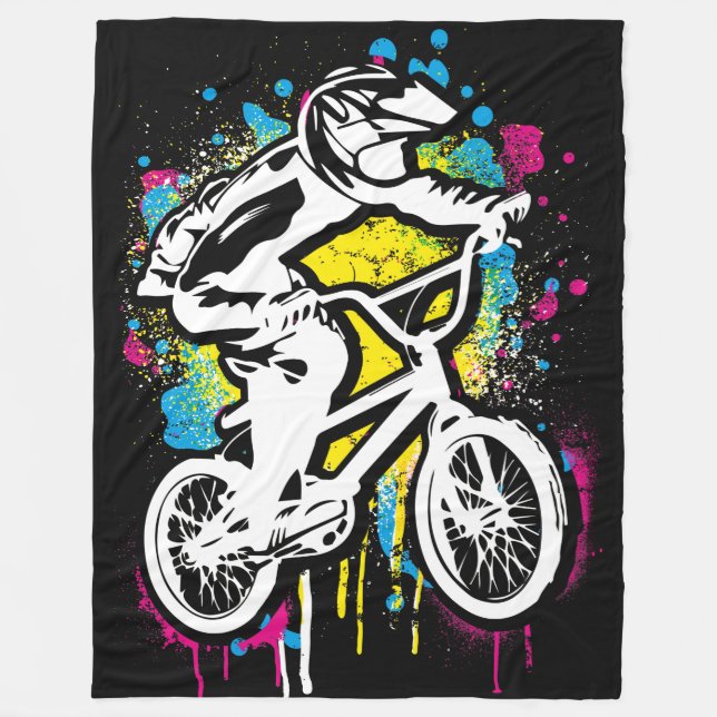 Couverture Polaire Vélo Bmx Classique - Bmx Freestyle - Bmx (Devant)