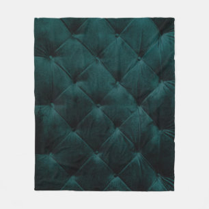 Couverture Polaire Velvet Green : Élégance textile malachite