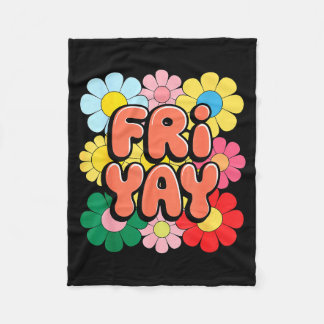 Couverture Polaire Vendredi Friyay Joyeux Fri Yay Enseignant _3 