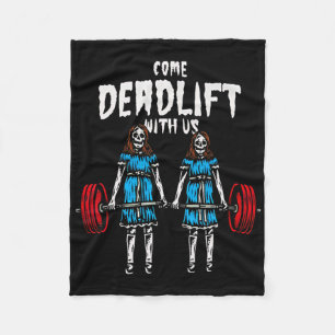 Couverture Polaire Venez Deadlift Avec Nous Poids Bodybuilding F