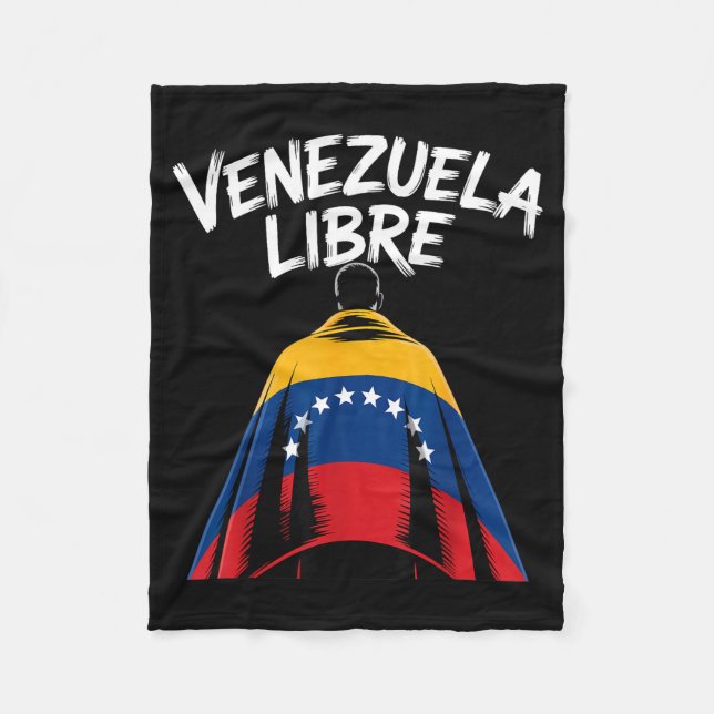 Couverture Polaire Venezuela Libre 2026 Venezuela Flag  (Devant)
