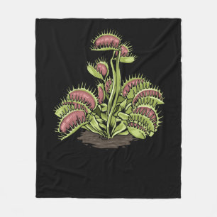 Couverture Polaire Vénus Trap Plante Carnivore Plante Vénus Fly