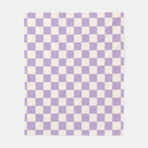 Couverture Polaire Vérification du pourpre, Motif de tableau de cont