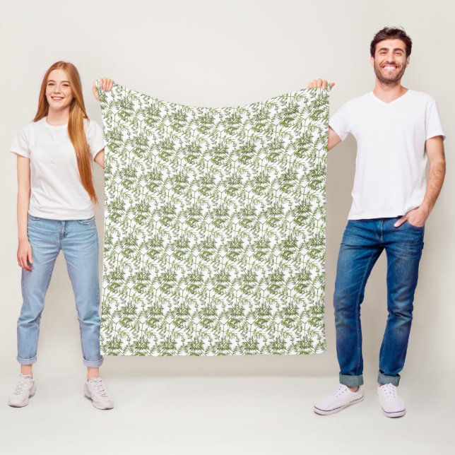 Couverture Polaire vert de printemps  (En situation)