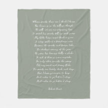 Vert sage Poème personnalisé Chanson Parole Citati