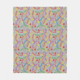 Couverture Polaire Vet Tech Colorful Lettering