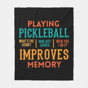 Couverture Polaire Vêtements Amateurs de Pickleball