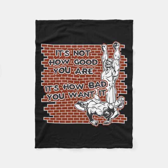 Couverture Polaire Victoire de lutte (Devant)