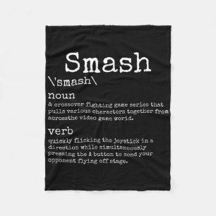 Couverture Polaire Vidéogames Smash Définition Funny Jeu Vidéo Gamer