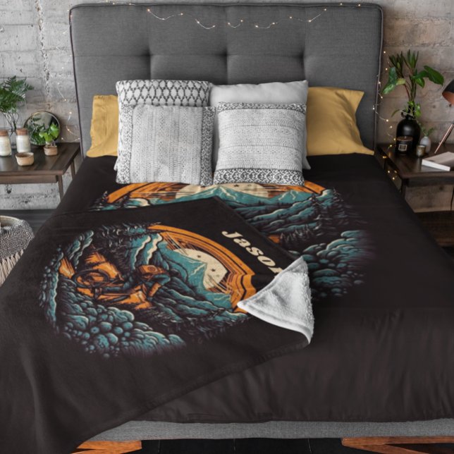 Couverture Polaire Vie cyclable, personnalisable rétro (Créateur téléchargé)