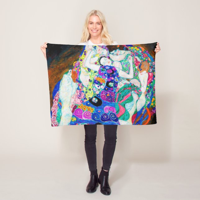 Couverture Polaire Vierge (Filles), Gustav Klimt (En situation)