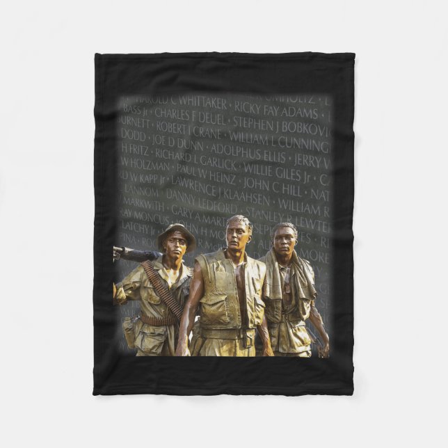 Couverture Polaire Vietnam Veterans Memorial Wall, Washington (Devant)