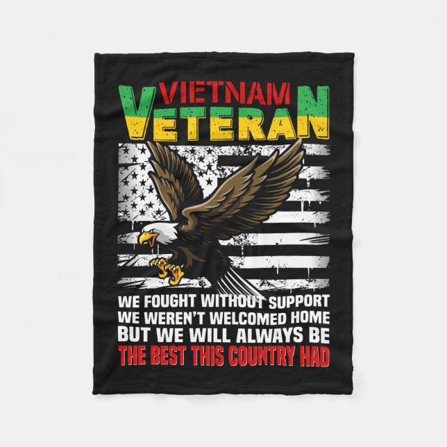 Couverture Polaire Vietnam Vétérinaire Nous Serons Toujours Le Meille (Devant)