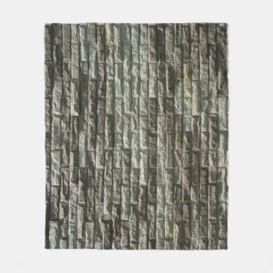 Couverture Polaire Vieux mur de briques : Texture dénudée