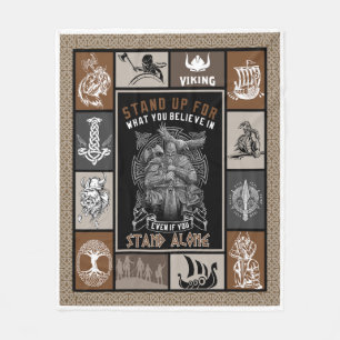 Couverture Polaire Viking Debout Pour Ce Dans Quoi Vous Croyez