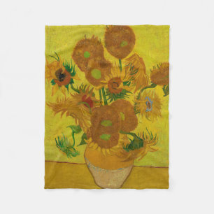 Couverture Polaire Vincent Van Gogh 15 Tournesols Peinture