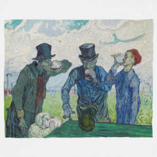 Couverture Polaire Vincent van Gogh - Les buveurs, après Daumier