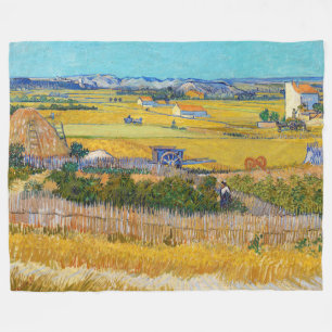 Couverture Polaire Vincent van Gogh - Récolte à La Crau