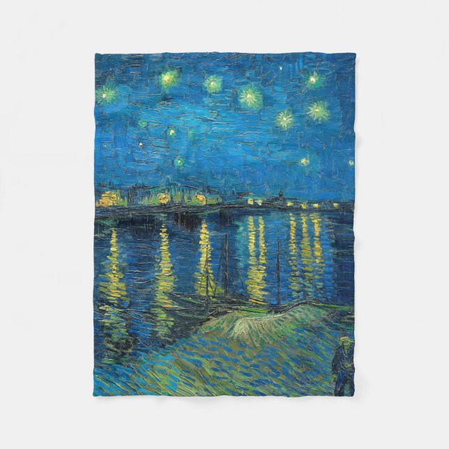 Couverture Polaire Vincent Van Gogh Starry Night Over the Rhone (Devant)