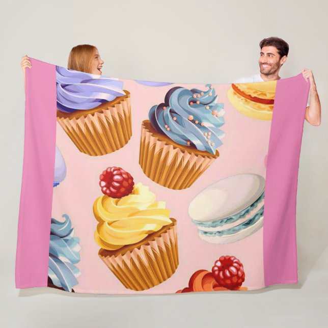 Couverture Polaire Vintage (En situation)