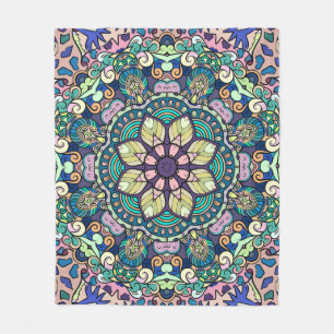 Couverture Polaire Vintage Damask : Elegant Seamless Motif