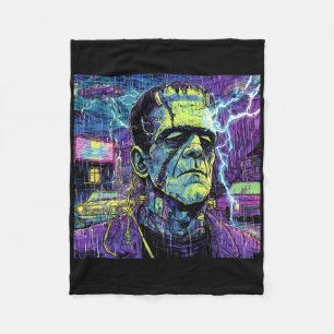 Couverture Polaire Vintage Funny Frankenstein Monster Amateurs Éffray