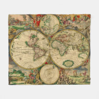Vintage old world maps antique maps