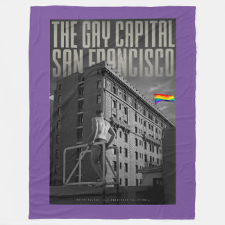 Couverture Polaire Vintage San Francisco Fleece Blanket