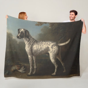 Couverture Polaire Vintage un terrier gris John Wootton