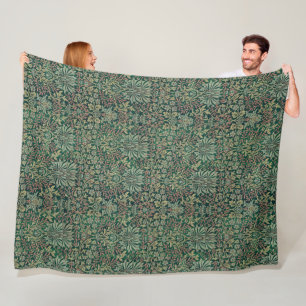 Couverture Polaire Vintage William Morris Flower Garden