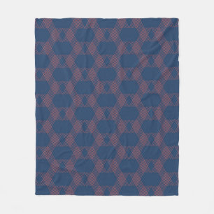 Couverture Polaire Violet, rouge, tendance, art décoratif moderne coo