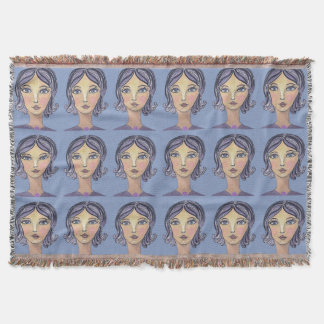 Couverture Polaire Visage Pouvoir des Femmes