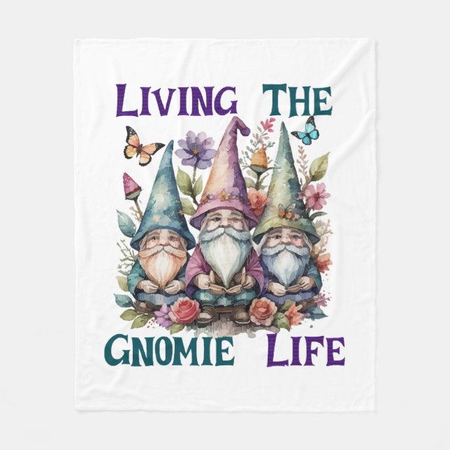Couverture Polaire Vivre La Vie Gnome (Devant)