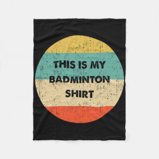 Couverture Polaire Voici Mon Badminton