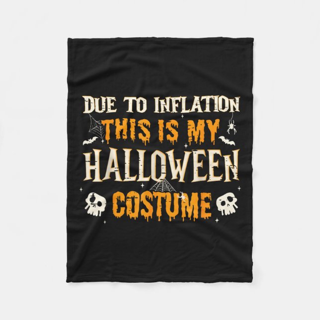 Couverture Polaire Voici Mon Costume D'Halloween Hommes Femmes Drôle  (Devant)