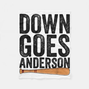 Couverture Polaire VOICI QUI TOMBE ANDERSON DRÔLE BASEBALL cadeau AND
