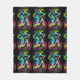 Couverture Polaire Volaille Bmx personnalisée - Graffiti Bmx Bike