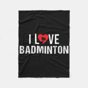 Couverture Polaire Volant de badminton Sayings