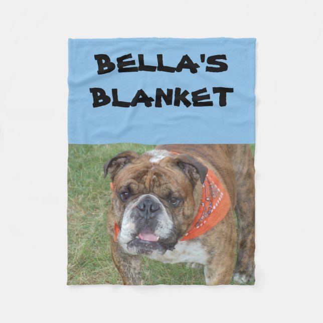 Couverture Polaire Votre bébé fourrure gâté (Devant)