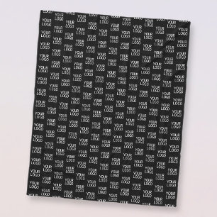 Couverture Polaire Votre logo d'entreprise Motif demi-étape élégant