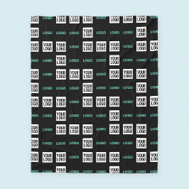 Couverture Polaire Votre logo ou image | Zig Zag Motif avec deux imag