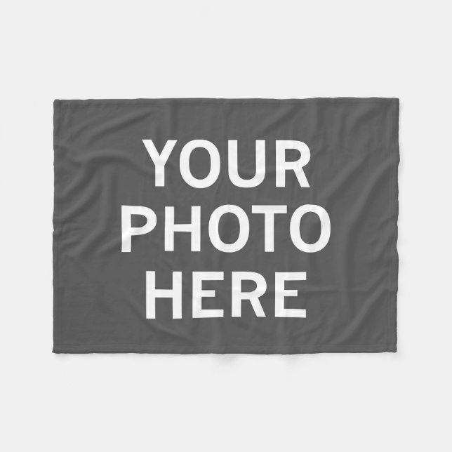 Couverture Polaire Votre photo ici (Devant (Horizontal))