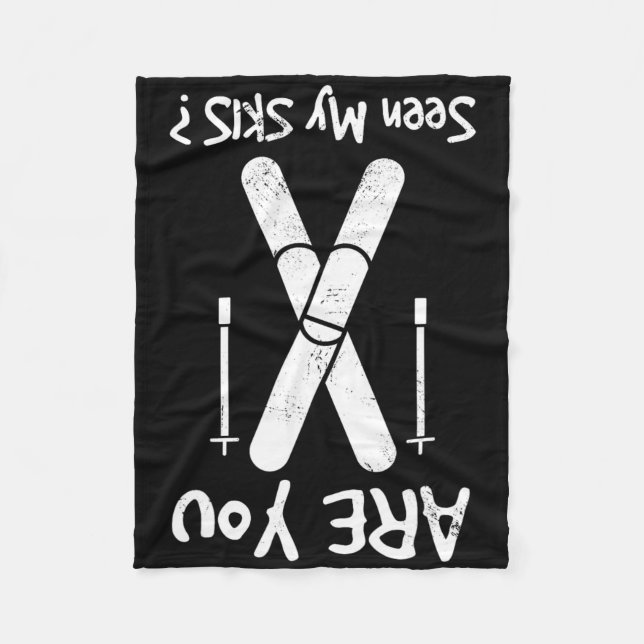 Couverture Polaire Vous Avez Vu Mes Skis ? (Devant)