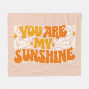 Couverture Polaire Vous êtes mon Sunshine Super Graphisme